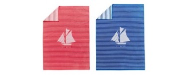 Petit Bateau: Votre serviette de plage Petit Bateau à 9,90€ au lieu de 30€ dès 49€ d'achat