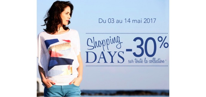 Jacqueline Riu: Shopping days : 30% de réduction sur toute la collection