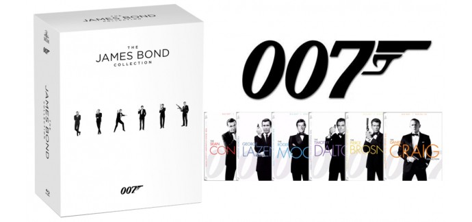 Zavvi: Coffret Blu-ray James Bond Collection (24 films) à 47,99€
