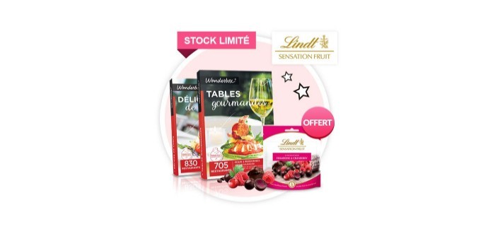 Wonderbox: Un sachet Lindt Sensation Fruit offert