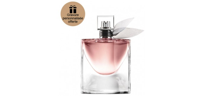 Lancôme: Gravure personnalisée de votre parfum offerte