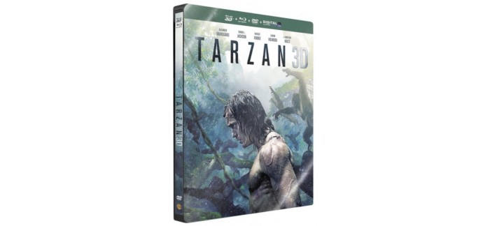 Amazon: Tarzan [Blu-ray 3D + Blu-ray + Copie digitale - Édition SteelBook] à 12,79€