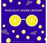 Le Slip Français: Un slip jaune Lemon offert dès 70€ d'achats