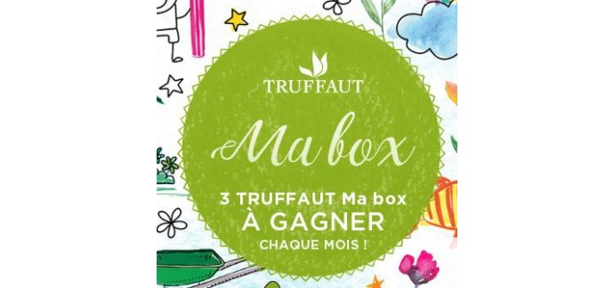 Truffaut: 3 box Truffaut "Ma box" thème Kids à gagner
