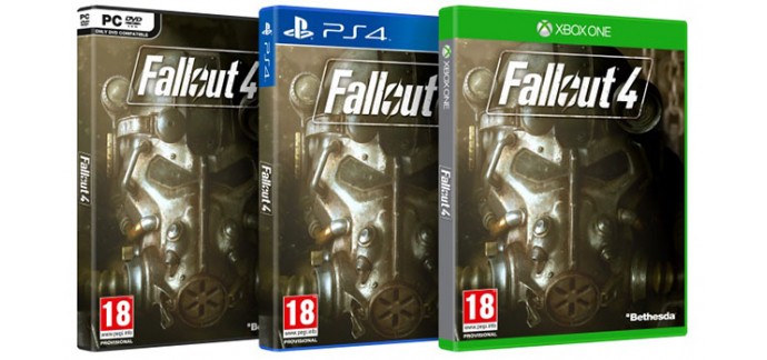 Amazon: Jeu Fallout 4 sur PS4, Xbox One ou PC à 12€ au lieu de 29,99€