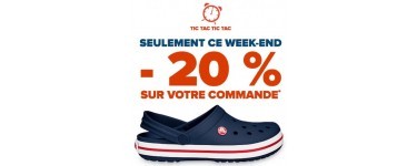 Crocs: -20% sur votre commande