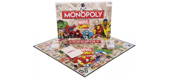 Micromania: Monopoly Marvel - Retro Comics à 14,99€ au lieu de 44,99€