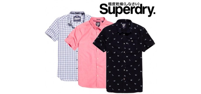 Superdry: 2 chemises manches courtes pour homme pour 110€