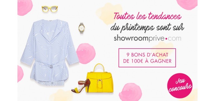 Vie Pratique: 9 bons d'achat Showroom Privé de 100€ à gagner