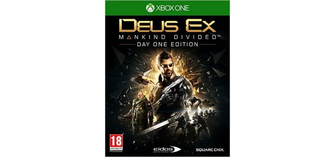 Base.com: Deus Ex: Mankind Divided - Day One Edition sur Xbox One à 7,25€