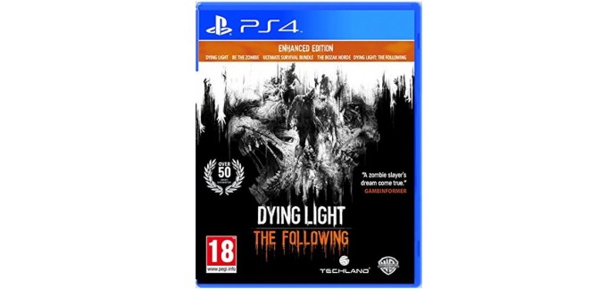 Base.com: Dying Light: The Following - Enhanced Edition sur PS4 à 15,35€