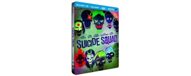 Amazon: Suicide Squad Steelbook Blu-Ray 3D + 2D + DVD + Copie Digitale à 13,99€