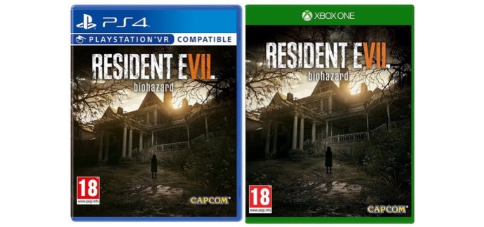 Base.com: Resident Evil VII sur PS4 ou Xbox One à 39,75€