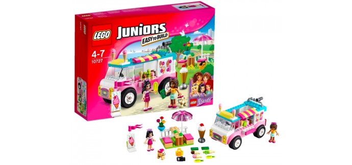 Amazon: Lego Friends : La camionnette de glaces d'Emma (70627) à 15,99€