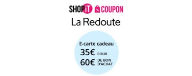 Showroomprive: Payez 35€ le bon d'achat La Redoute d'une valeur de 60€