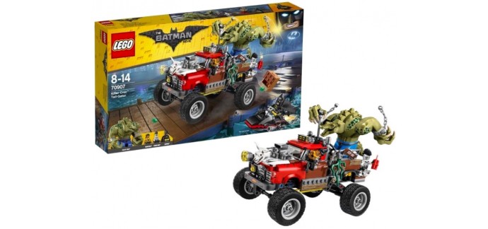 Zavvi: LEGO Batman Movie Le Tout-terrain de Killer Croc (70907) à 39,89€