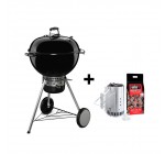 Truffaut: Barbecue Weber Master-Touch GBS 57cm black + kit cheminée à 296,91€
