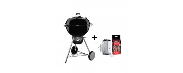 Truffaut: Barbecue Weber Master-Touch GBS 57cm black + kit cheminée à 296,91€