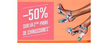 GÉMO: -50% sur l'achat d'une 2ème paire de chaussures Gémo
