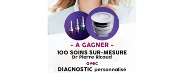 AuFeminin: 100 soins beauté sur-mesure Dr Pierre Ricaud à gagner