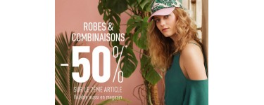 Pimkie: -50% sur la 2e robe ou combinaison achetée