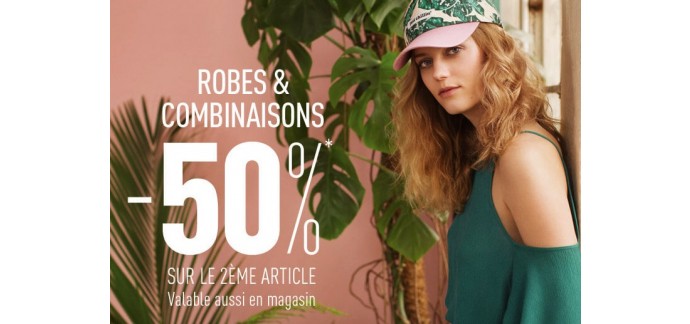 Pimkie: -50% sur la 2e robe ou combinaison achetée