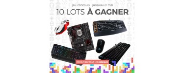 GrosBill: 10 lots Gaming PC (claviers Logitech, souris MadCatz...) à gagner