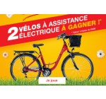 Cora: 2 vélos électriques e-balade 26’’ Alu Makadam d’une valeur de 849€ à gagner