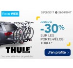 Norauto: Jusau'à 30% de réduction sur une sélection de portes-vélos de la marque Thule