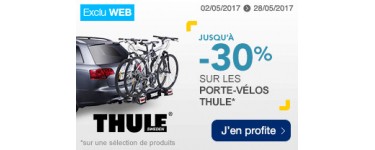 Norauto: Jusau'à 30% de réduction sur une sélection de portes-vélos de la marque Thule