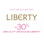 Jacadi: -30% sur le 2ème article en Liberty 