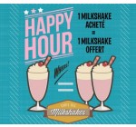 HD Diner: [Du lundi au vendredi de 15h à 19h] 1 milkshake acheté = 1 milkshake offert