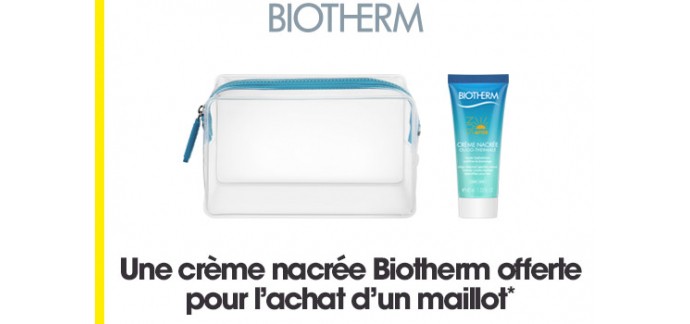 Princesse tam.tam: Une crème nacrée Biotherm offerte pour l'achat d'un maillot de bain
