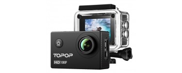 Amazon: Caméra Sports TopElek 12MP, Full HD 1080p, étanche 30m, écran LCD  à 32,19€
