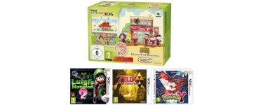 Micromania: Nintendo New 3DS + Animal Crossing + Zelda + Luigi + Pokemon Y à 169,99€