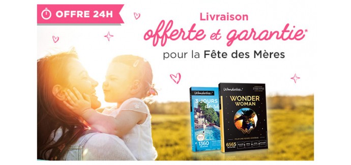 Wonderbox: [Offre flash] Livraison gratuite et garantie pour la fête des mères