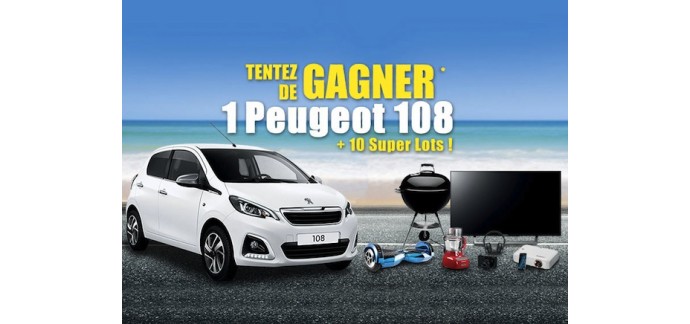 Atlas for Men: 1 Peugeot 108, 1 Téléviseur 49" Edge LED Full HD Sony... à gagner