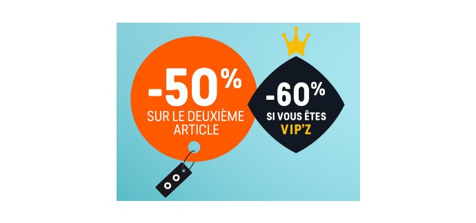 Z-Eshop: -50% sur le 2ème article (et -60% pour les VIP'Z)