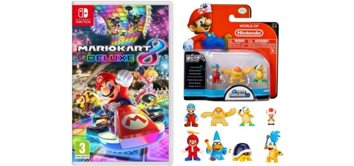 Cdiscount: 3 Figurines offertes pour l'achat de Mario Kart 8 Deluxe sur Nintendo Switch