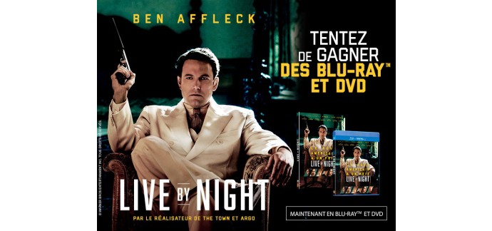 BFMTV: 20 DVD & 5 Blu-ray du film "Live by night" à gagner