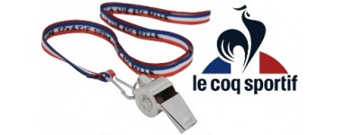 Le Coq Sportif: Un sifflet offert dès 100€ d'achat + livraison offerte dès 90€