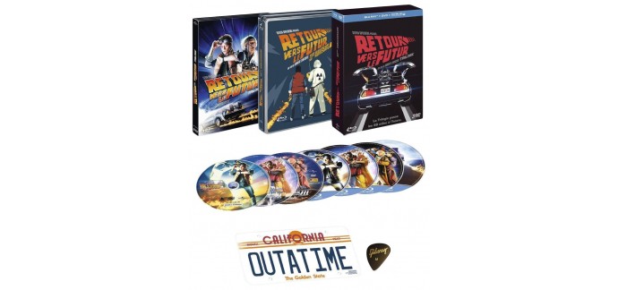 Cdiscount: Coffret Blu-ray Collector Retour vers le Futur - Trilogie à 32,65€