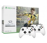 Microsoft: Pack Xbox One S 500 Go FIFA17 + 2ème manette à 239€