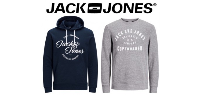 JACK & JONES: 2 sweats Homme pour 50€