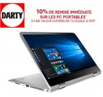 Darty: - 10% sur les PC portables (Lenovo, Acer, Asus, HP, MSI...) dès 599€ d'achat 