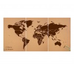 Westwing: Carte du monde en liège naturel 180x90 à 69€ au lieu de 100€