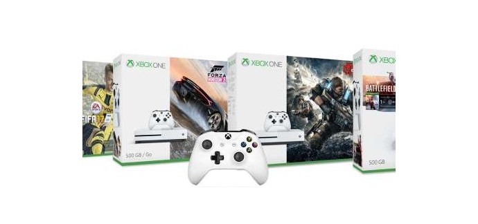 Microsoft: 119€ de réduction sur les packs Xbox One S 500 Go ou 1 To + 2ème manette Xbox