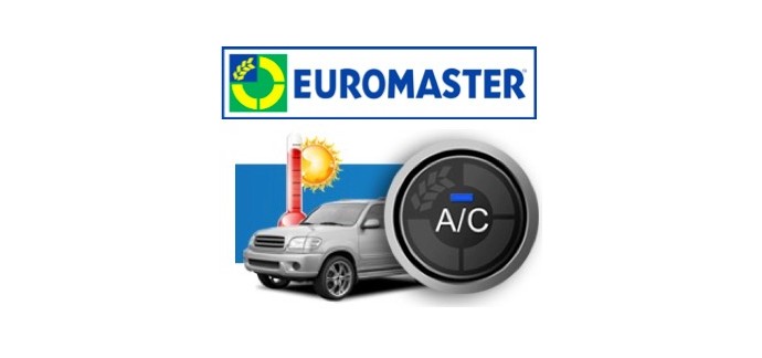 Euromaster: La recharge climatisation de votre voiture à 49€ au lieu de 69,90€
