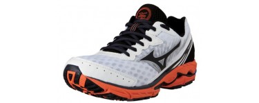 Univers Running: -50% sur les chaussures de running WAVE RIDER 16 Blanche / Orange de Mizuno