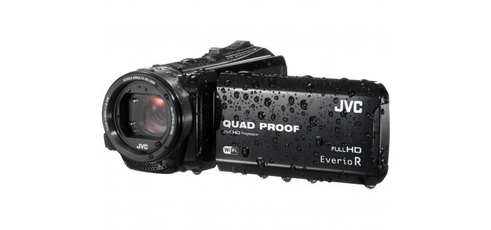 Amazon: Caméscope étanche JVC GZ-RX610 1080p Optique 40 x 2.5 Mpix 8 Go à 166.17€ 